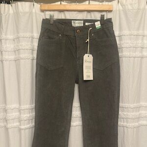 Celebrity Pink Mid-Rise Bootcut Pants in Gray